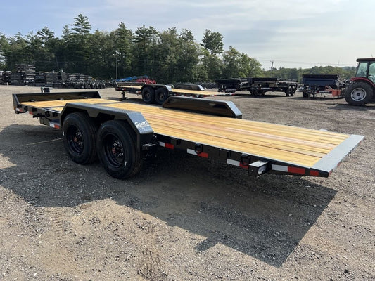 2024 Rice Trailers 7×20 16K Tilt Deck Equipment w/Spare Mount image 0