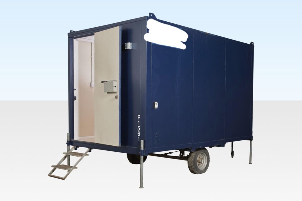 12Ft x 7Ft 6in Steel Mobile Anti-Vandal Office Cabin image 0