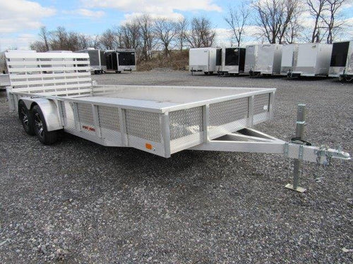 Sport Haven 7×18 Aluminum Landscape Trailer: Heavy Duty Ramp image 0