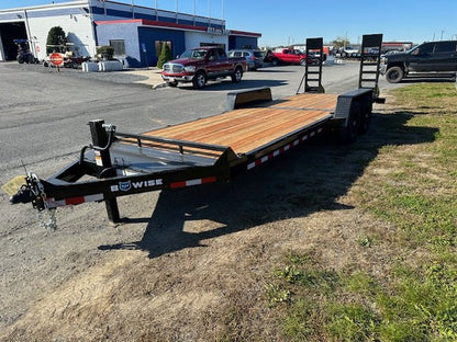 BWise 7 x 22 Heavy Duty Equipment Trailer – Ladder Ramps image 3