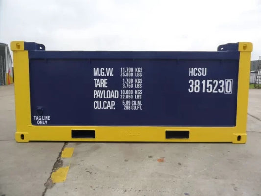 10ft DNV 2.7-1 Half Height Open Top Containers image 0