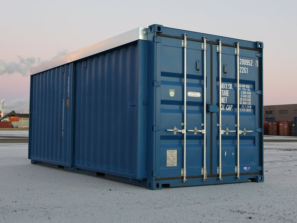 20ft Hi Cube Container (9′ 6″ high) suitable for IBC storage Sliding Door image 7