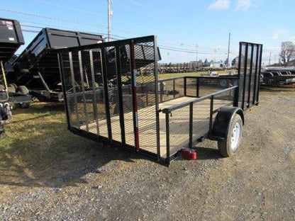 Carry-On 6.4 x 12 Landscape Utility Trailer – Side ATV Gate image 1