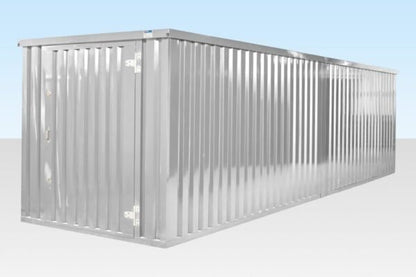 6M X 2.1M End Linked Flat Packed Container Bundle (Galvanised) image 0