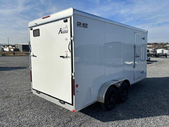 Car Mate 7 x 16 V-Nose Enclosed Cargo Trailer – Avalanche image 3