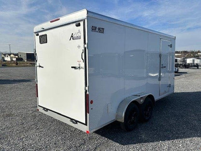 Car Mate 7 x 16 V-Nose Enclosed Cargo Trailer – Avalanche image 3