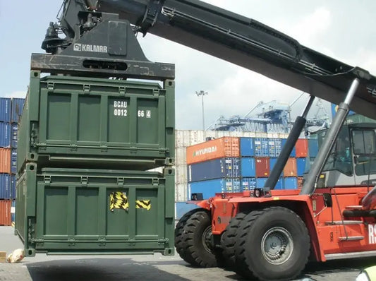 Open Top Half Height Shipping Containers image 0