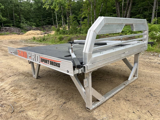 Sno Pro 7ft Aluminum Sled Deck w/Sliding Sides & Telescoping image 0