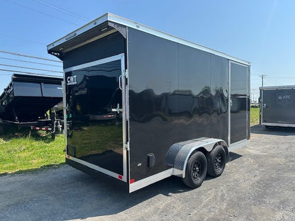 Covered Wagon 7 x 16 Enclosed Trailer – 18″ Added Height image 2