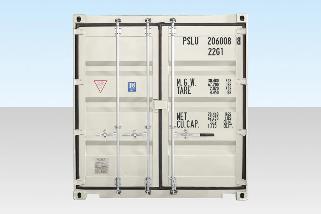 20Ft Shipping Container (One Trip) – White image 2