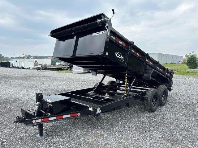 CAM Superline Beast 7 x 16 Dump Trailer – Heavy Duty Dump image 1