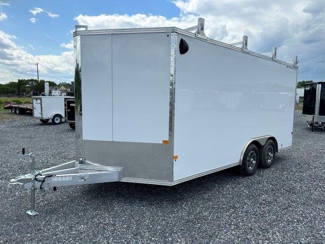 Cargo Pro 8.5 x 16 Aluminum Enclosed V-Nose Trailer – 10K GVW Upgrade image 1