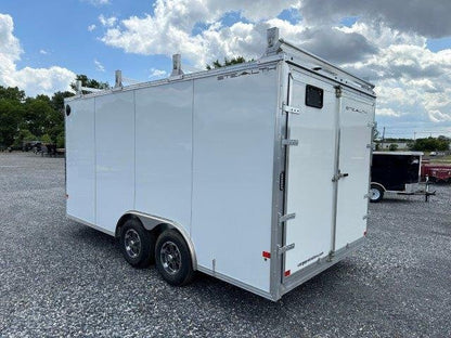 Cargo Pro 8.5 x 16 Aluminum Enclosed V-Nose Trailer – 10K GVW Upgrade image 2