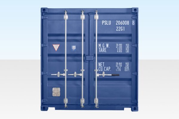 20Ft Shipping Container (One Trip) – Blue image 1