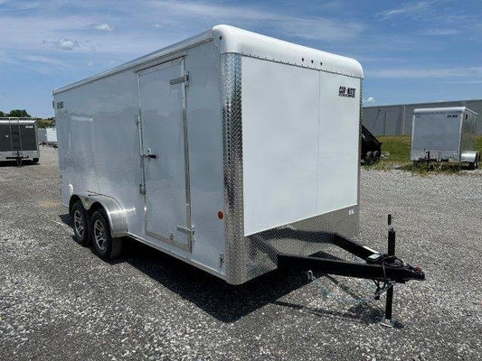 Car Mate 7 x 16 Enclosed Cargo Trailer – Barn Doors image 0