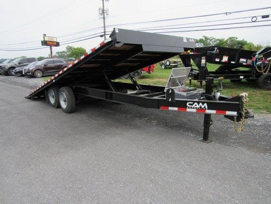 CAM Superline 8 x 22 Deckover Equipment Tilt Trailer – 8K Axles image 0