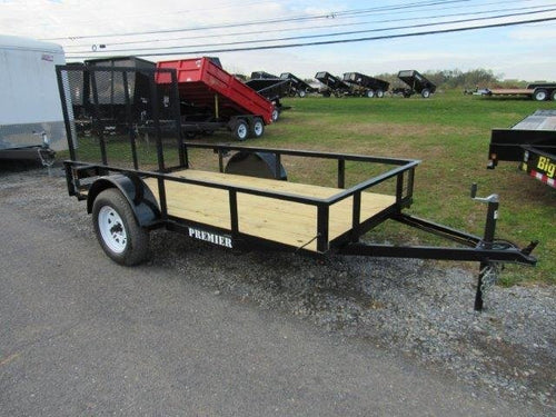 Premier 5 x 10 Landscape Utility Trailer – Rear Ramp Gate image 0