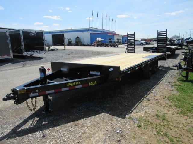 Big Tex 102″ x 20′ Deckover Equipment Trailer – Self Clean Beavertail image 1