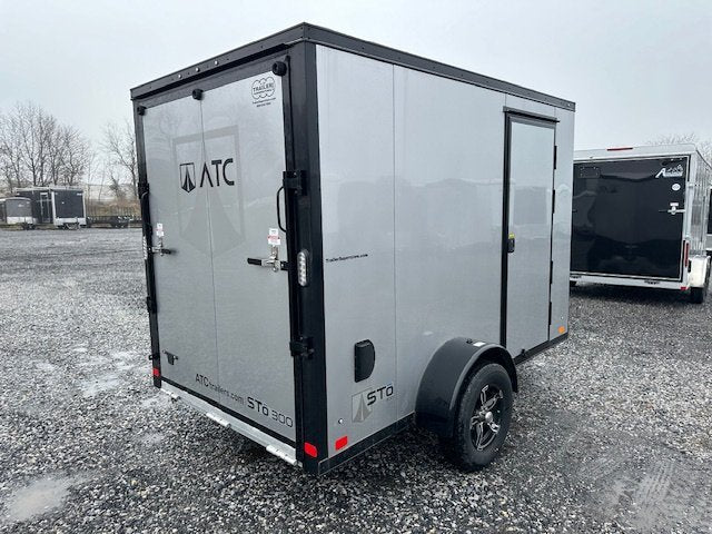 ATC 6 x 10 Aluminum Enclosed Cargo Trailer – Black Trim image 3