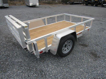 Sport Haven 5×8 Aluminum Utility Trailer – Bi-Fold Ramp Gate image 2