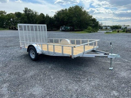 Carry-On 7 x 12 Aluminum Landscape Utility Trailer – Rear Gate image 0