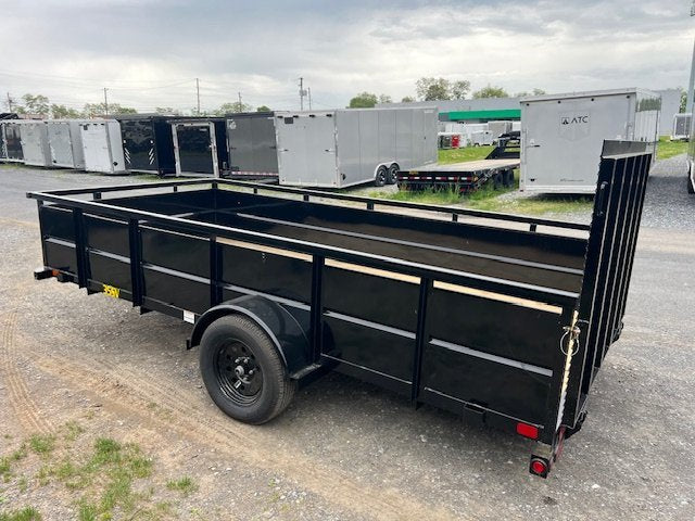 Big Tex 6 x 14 Landscape Utility Trailer – High Steel Sides image 3