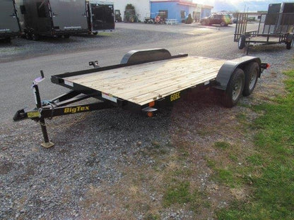 Big Tex 7 x 14 Economy Tandem Axle Car Hauler – Slide Out Ramps image 1