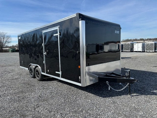 Car Mate 8.5 x 20 Enclosed Car Hauler – Escape Door image 0
