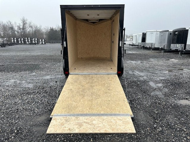 ATC 6 x 10 Aluminum Enclosed Cargo Trailer – Black Trim image 1