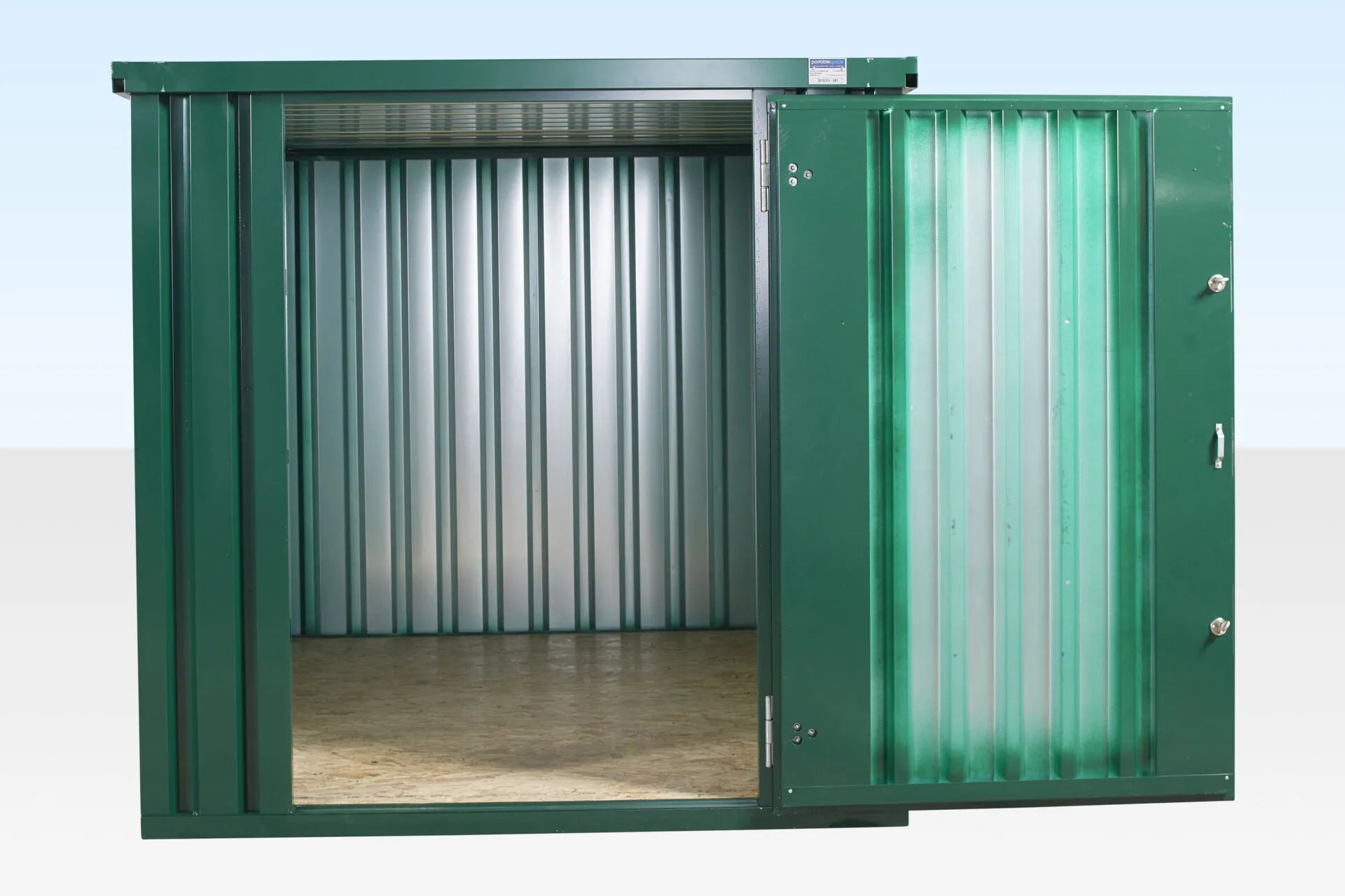 3M X 2.1M Flat Pack Storage Container image 0