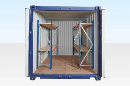Adjustable, Heavy Duty Two Tier Container Racking (Single Bay) image 1