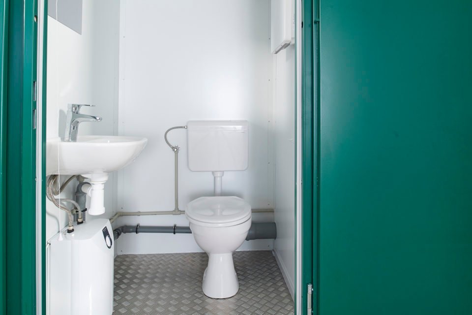 1+1 Double Mains Toilet 8Ft x 5Ft (Green) image 1