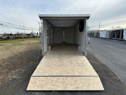 Cargo Pro 8.5 x 20 Aluminum V-Nose Car Hauler – Escape Door image 1