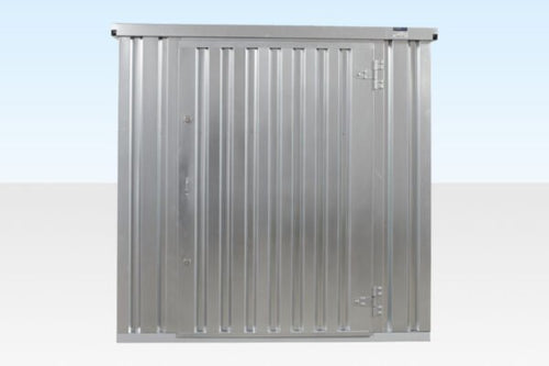 3M X 2.1M Flat Pack Storage Container – Galvanised image 0