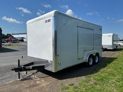 Carmate 7.5 x 16 Enclosed Cargo Trailer – UTV Door image 2