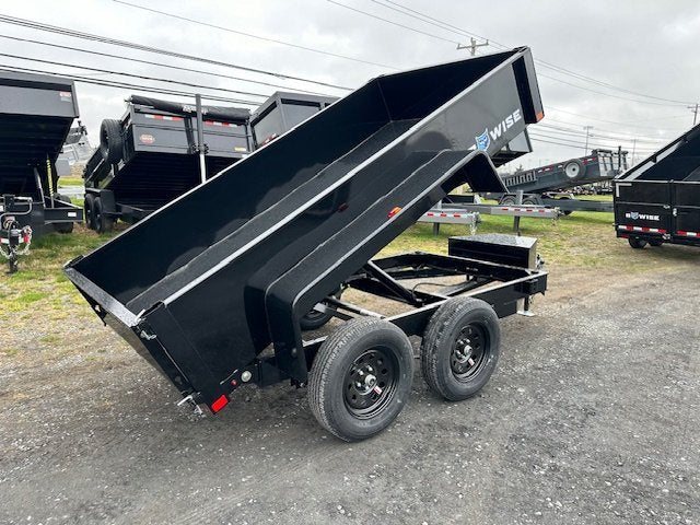 BWise 5 x 10 Low Profile Dump Trailer – Spreader Gate image 3