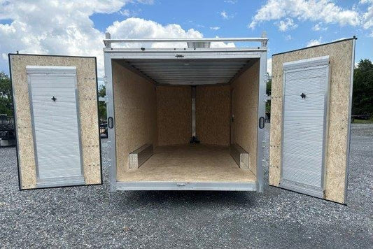 Cargo Pro 8.5 x 16 Aluminum Enclosed V-Nose Trailer – 10K GVW Upgrade image 0