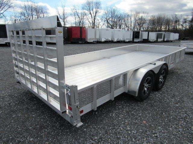Sport Haven 7×18 Aluminum Landscape Trailer: Heavy Duty Ramp image 3