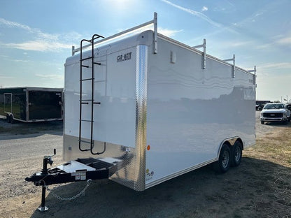 Car Mate 8.5 x 18 Enclosed Cargo Trailer – Contractor – Barn Doors image 2