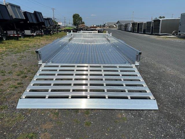Sport Haven 7×18 Aluminum Utility Trailer – ATV Ramps image 1