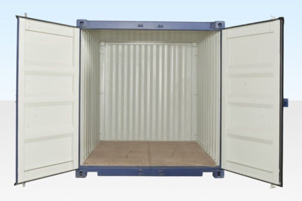 10Ft X 8Ft Shipping Container (One trip) – Blue image 0