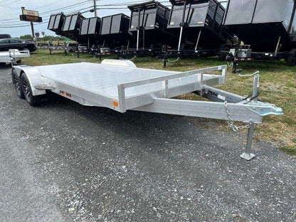 Sport Haven 7×20 Premium Aluminum Car Trailer – Torsion Axles image 0