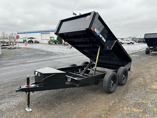 BWise 5 x 10 Low Profile Dump Trailer – Spreader Gate image 2