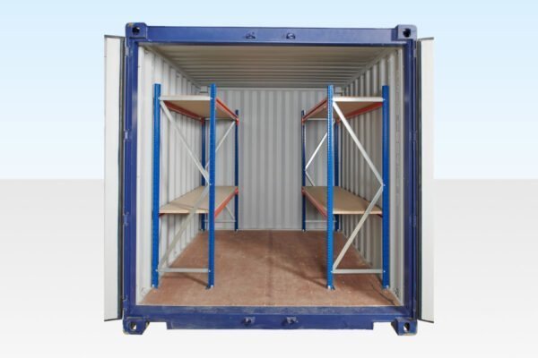 Adjustable, Heavy Duty Three Tier Container Racking (Single Bay) image 0