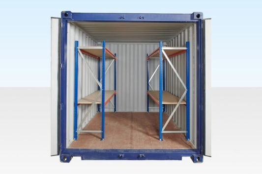 Adjustable, Heavy Duty Three Tier Container Racking (Single Bay) image 0