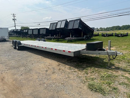 2025 JF Trailers 7×35 Galvanized Car Trailer – Torsion Axles image 0