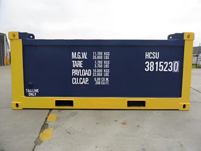 10ft DNV 2.7-1 Half Height Open Top Containers image 7