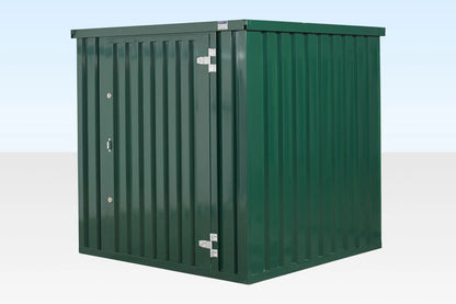 (Powder Coated) Flat Packed Metal Storage Container image 1