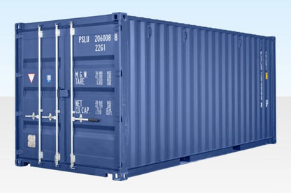 20Ft Shipping Container (One Trip) – Blue image 0
