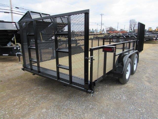 Premier 7 x 16 Landscape Utility Trailer – Mesh Sides &amp; ATV Ramp image 3
